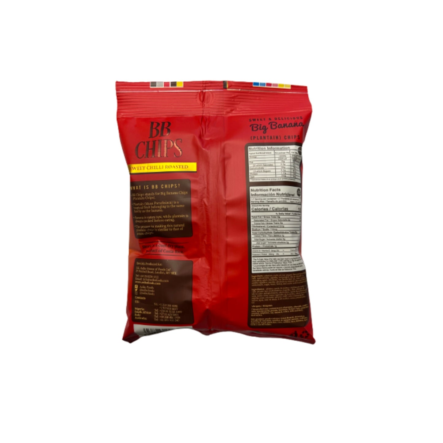 BB Chips Sweet Chilli Roasted – Big Banana (Plantain) Chips 50g