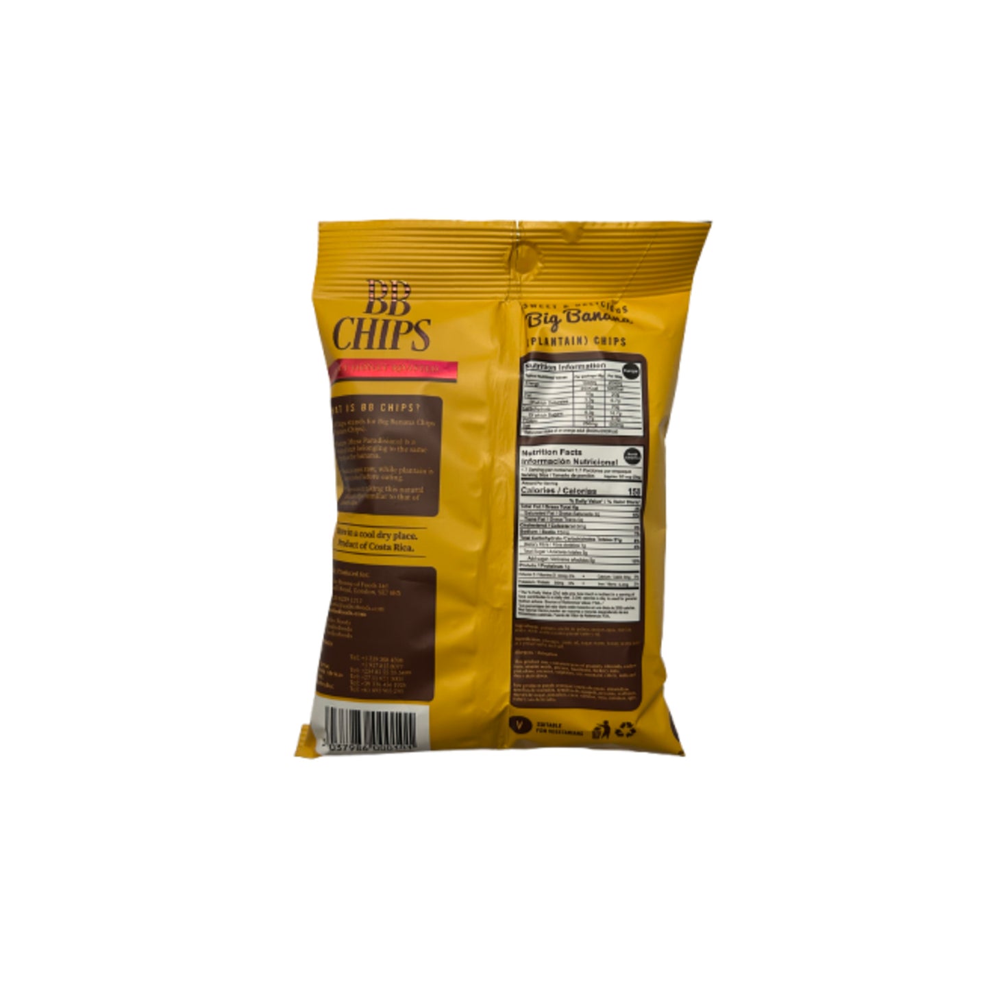 BB Chips Sweet Honey Roasted – Big Banana (Plantain) Chips 50g